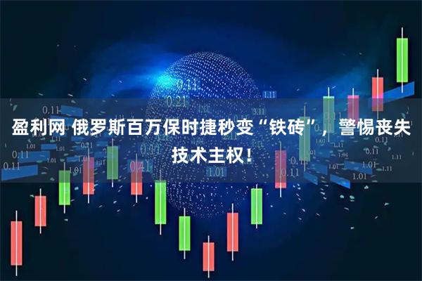 盈利网 俄罗斯百万保时捷秒变“铁砖”，警惕丧失技术主权！